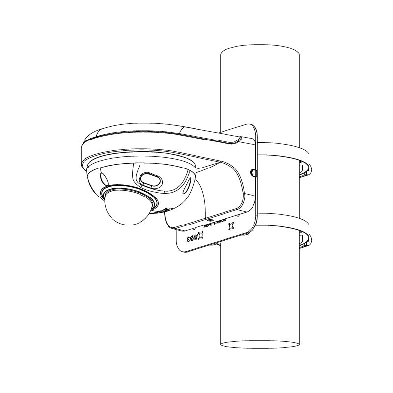 Professional AI Series 4.0MP Fixed Wedge Dome