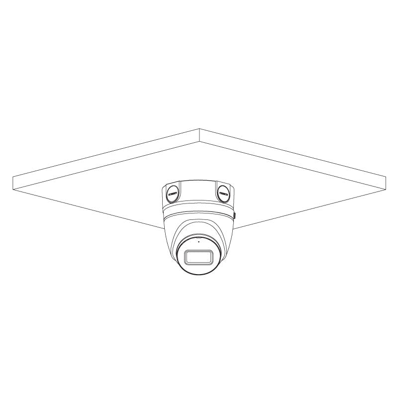 Professional Series 5.0MP 2.8mm Fixed HDCVI Turret