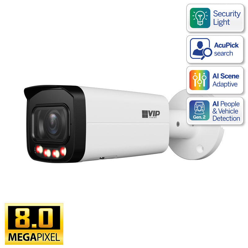 Professional AI Series 8.0MP Motorised Bullet