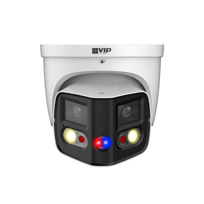 Professional AI Series 8.0MP 180° Active Deterrence Turret