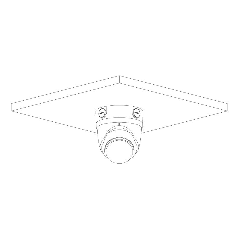 Professional AI Series 8.0MP Fixed Deterrence Turret Pro