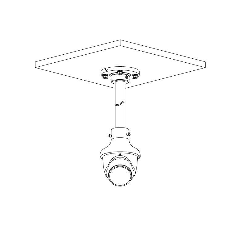 Professional AI Series 8.0MP Fixed Deterrence Turret