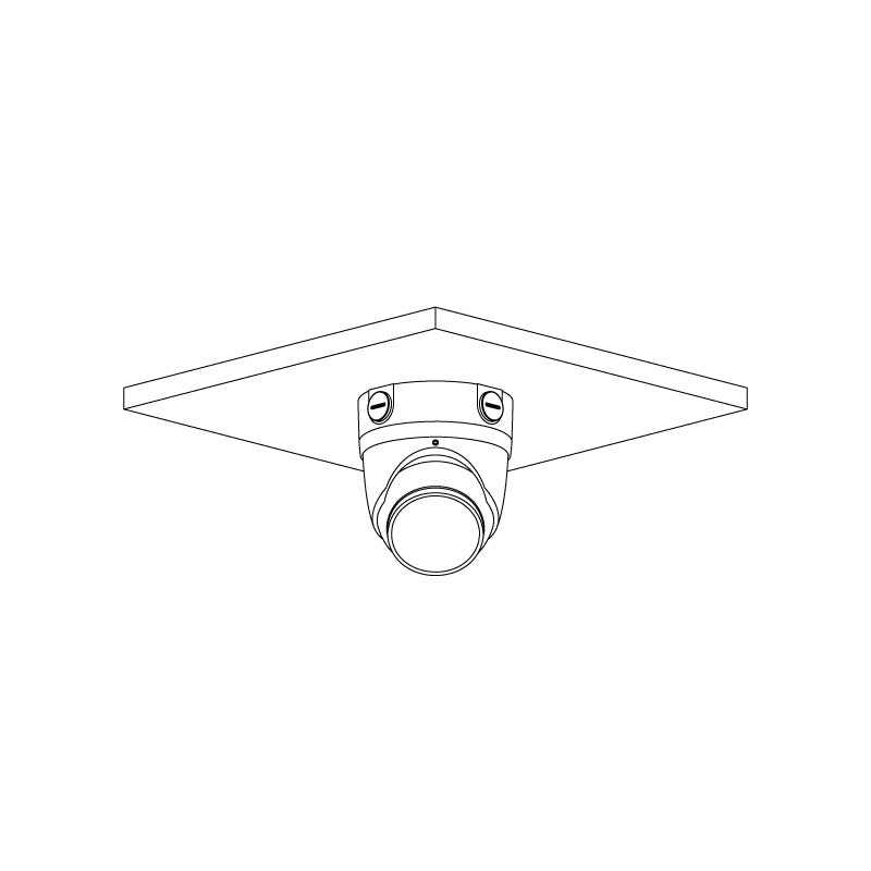 Professional AI Series 6.0MP Fixed Deterrence Turret