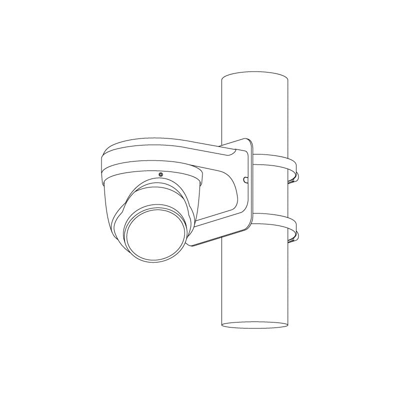 Professional AI Series 6.0MP Fixed Deterrence Turret