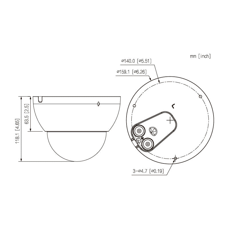 Ultimate AI Series 4.0MP Motorised Vandal Dome (8~32mm lens)