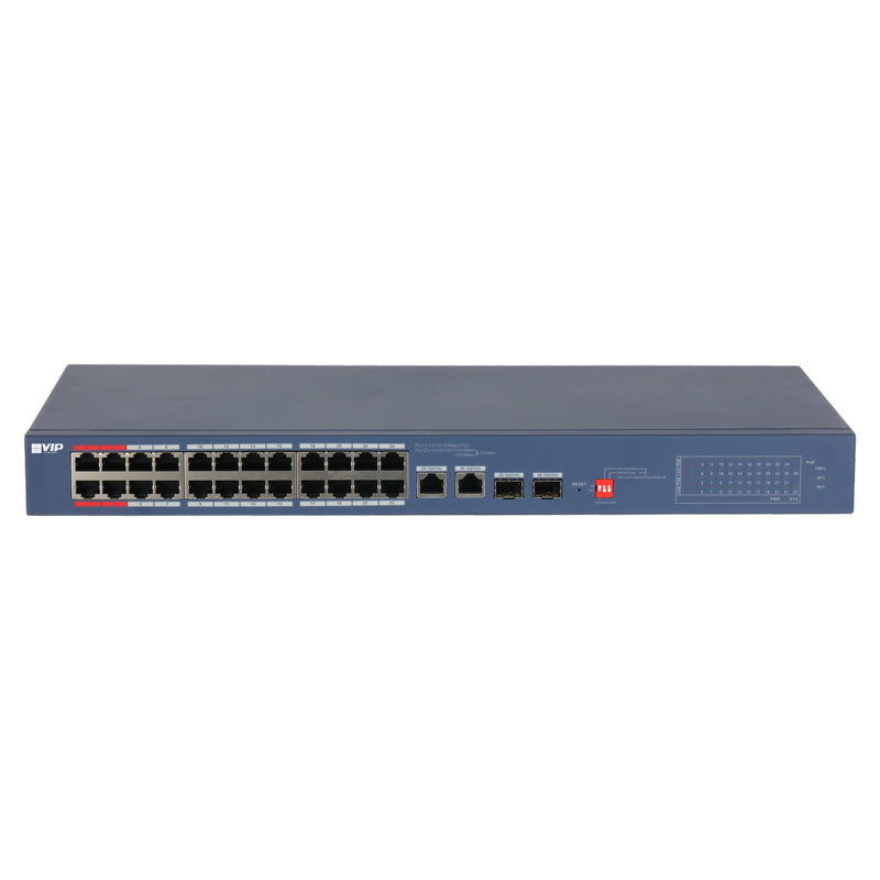 VIP Vision 24-Port 100M Fast Managed Hi-PoE Ethernet Switch