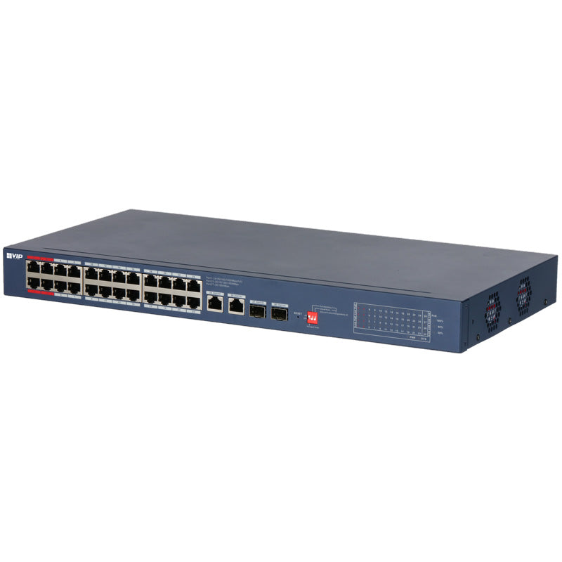 VIP Vision 24-Port 1000M Gigabit Managed Hi-PoE Ethernet Switch