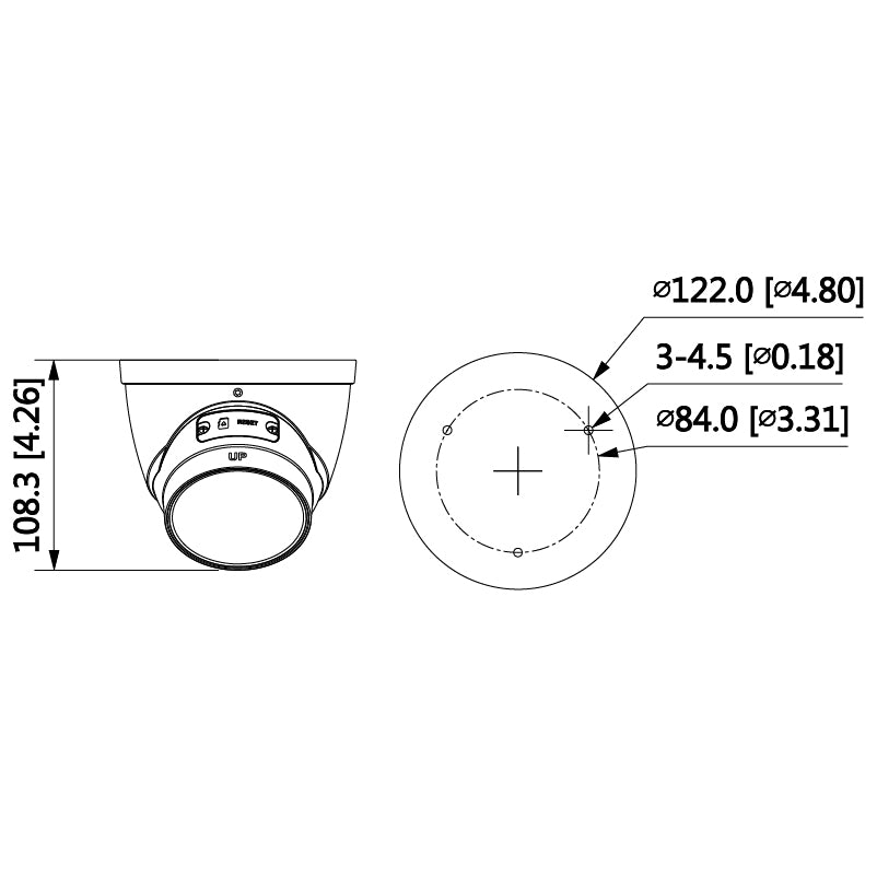 Ultimate AI Series 4.0MP Motorised Turret