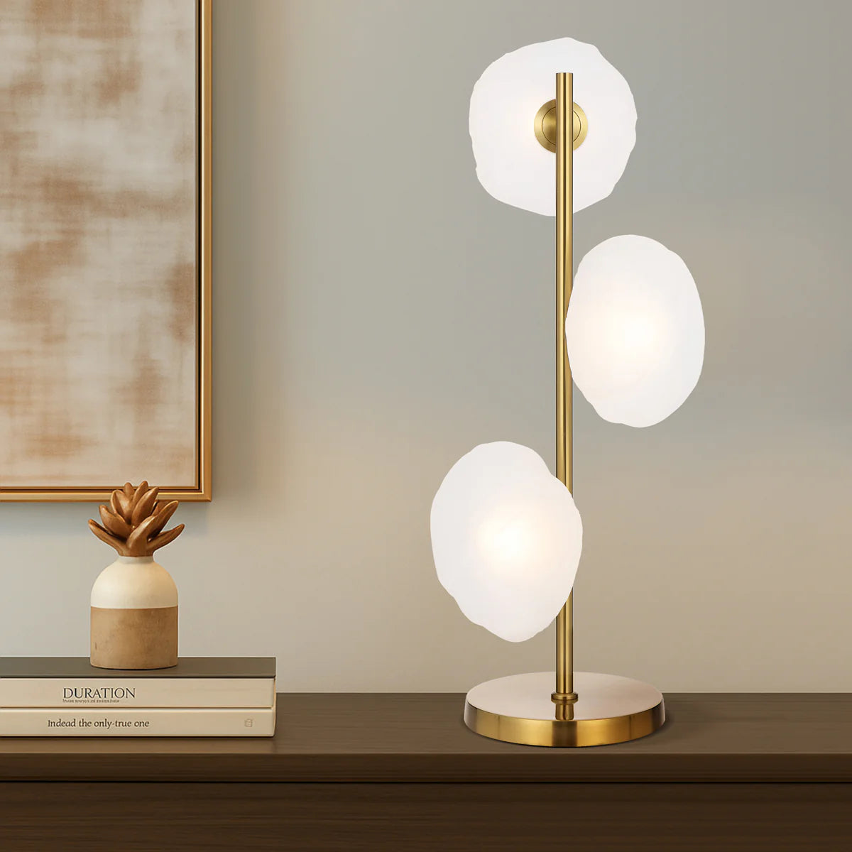 ZECCA 3 LIGHT TABLE LAMP