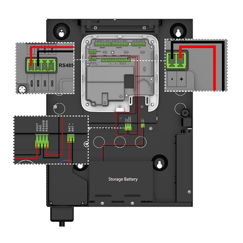 VIP Vision Access Control Battery Backup Cabinet