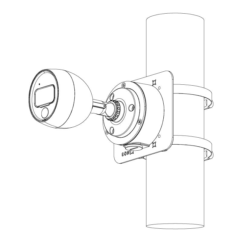 Professional Series 8.0MP WDR Fixed HDVCI Bullet (+Dual Motion Detection)