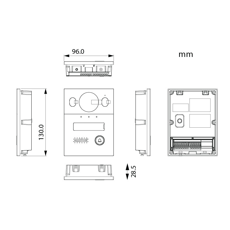 VIP Vision | 2-Wire H-Series 2.0MP Intercom Door Station