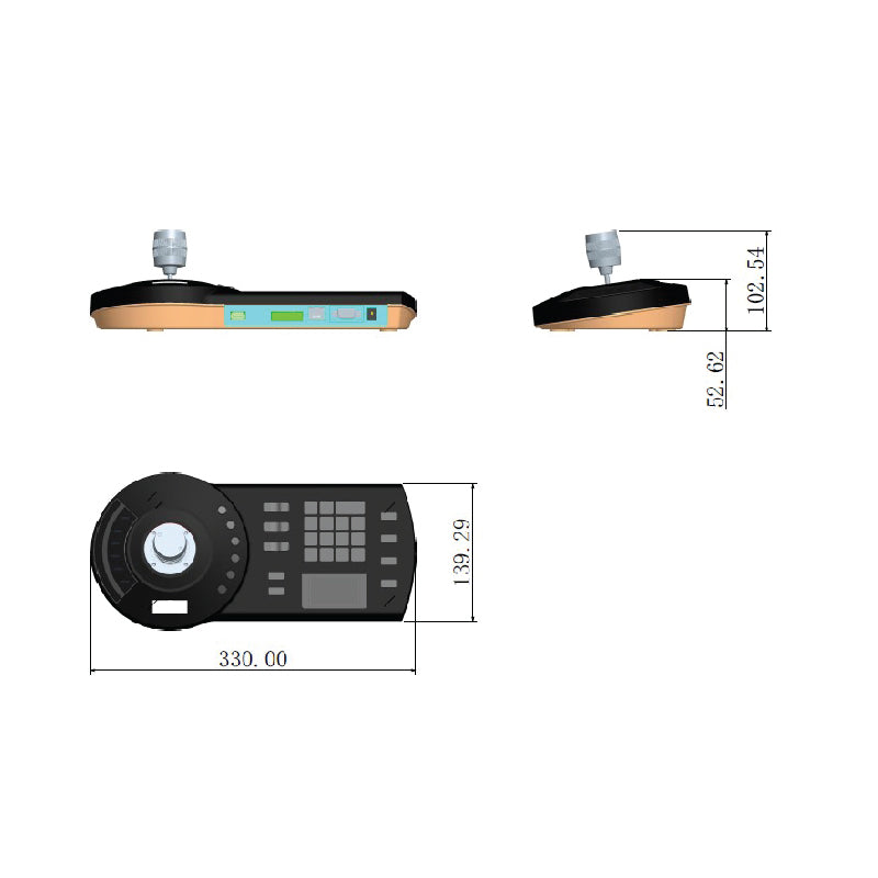VIP Vision IP PTZ Control Keyboard