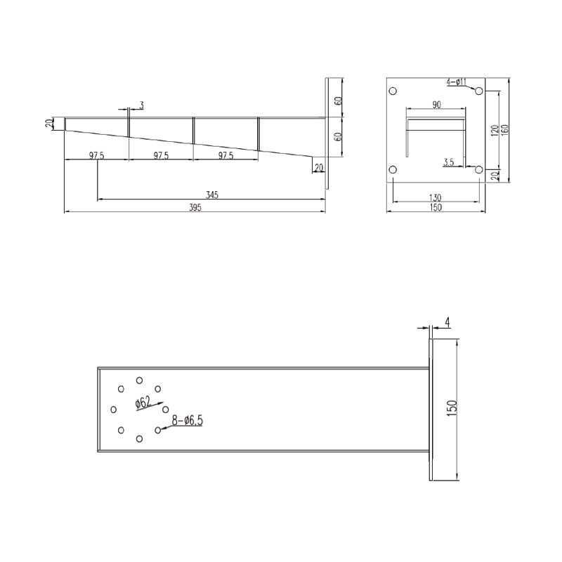 VIP Vision Wall Mount