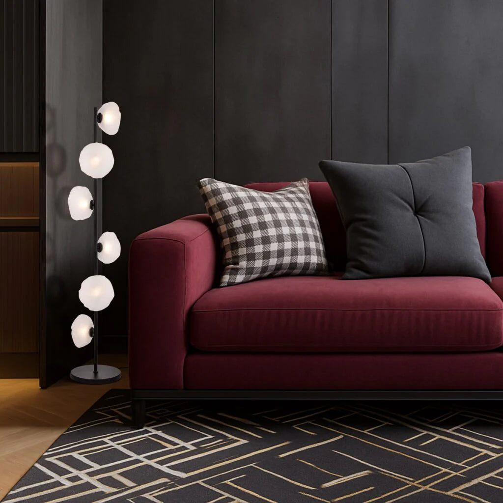 ZECCA 6 LIGHT FLOOR LAMP