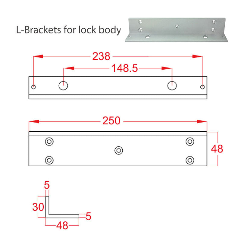 L & Z Brackets for MAGLOC100
