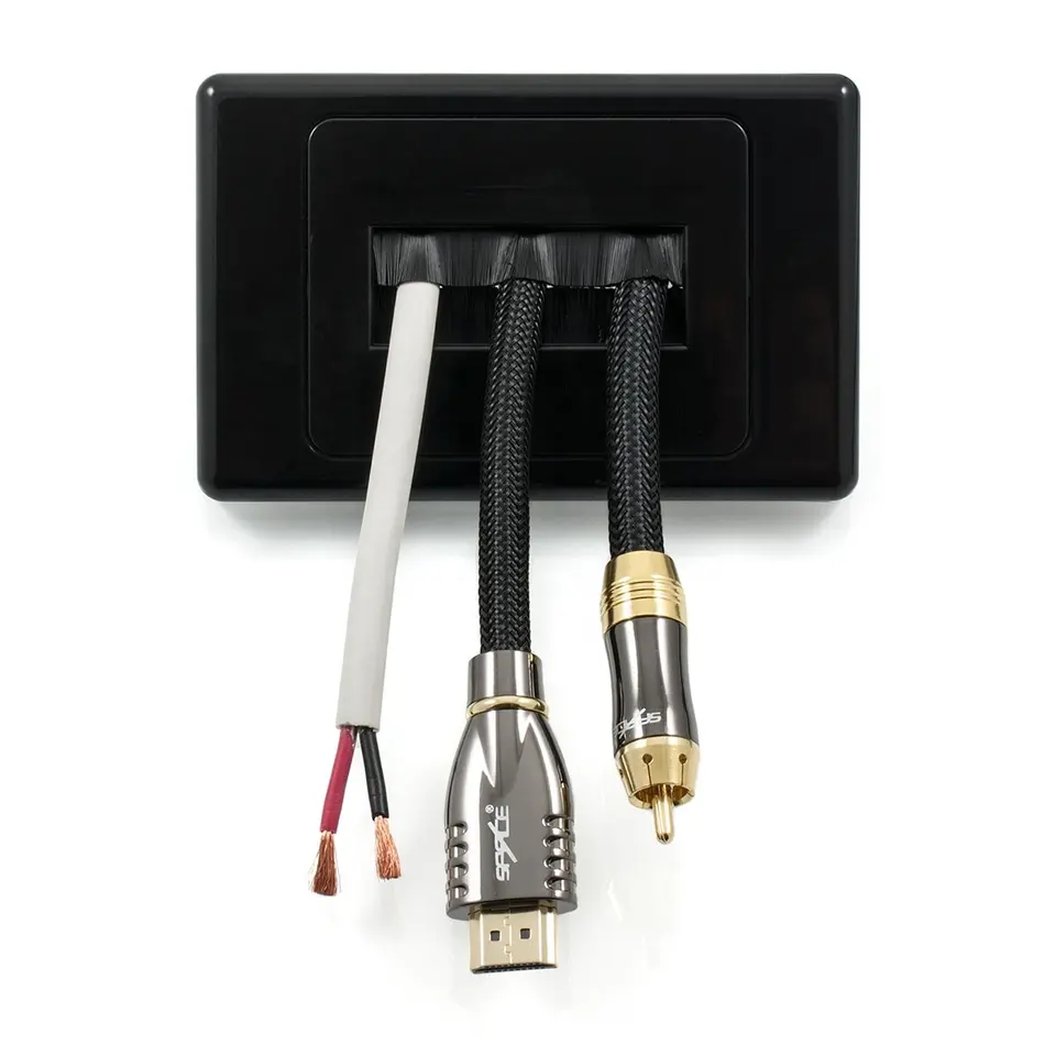 Brush Wall Plate | Black
