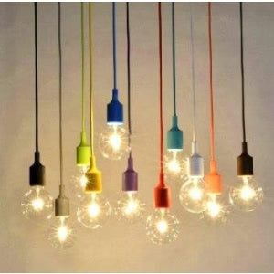 UPE27-1BLK/RED/WH AERO E27 Pendant Light