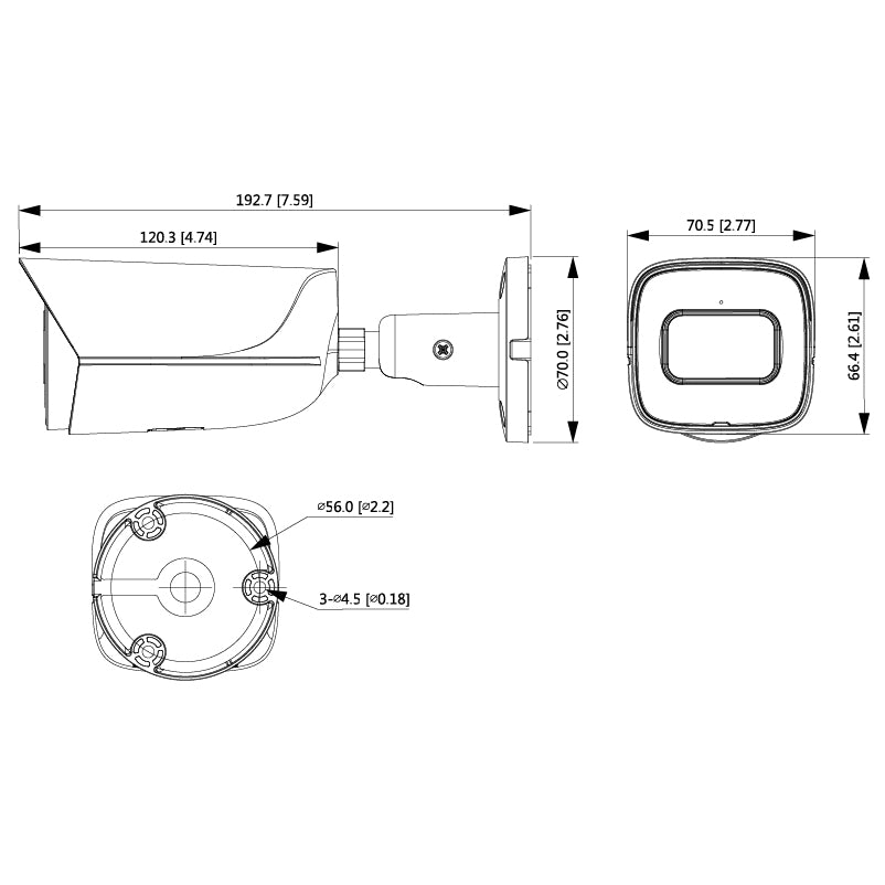 Professional AI Series 4.0MP Fixed Bullet