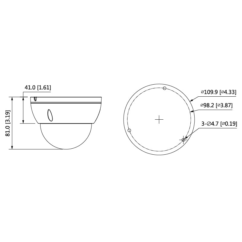 Professional AI Series 8.0MP Fixed Vandal Dome